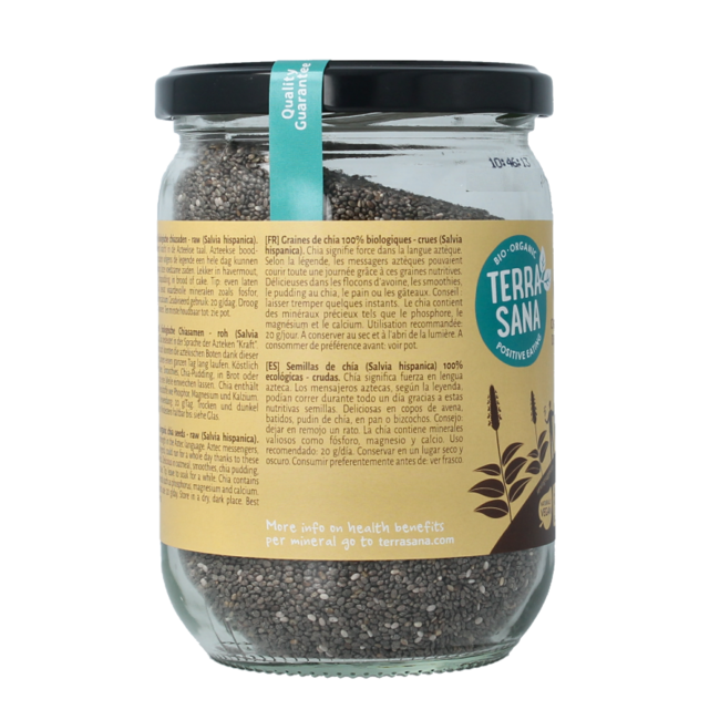 Graines de chia crues bio en bocal 330 g