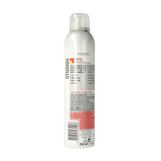 Studio Line Invisible Fix Spray 250 Milliliter