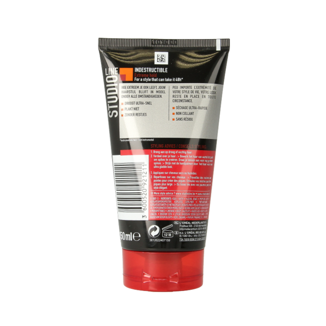 Studio Line Indestructible Gel 48h Tube 150ml