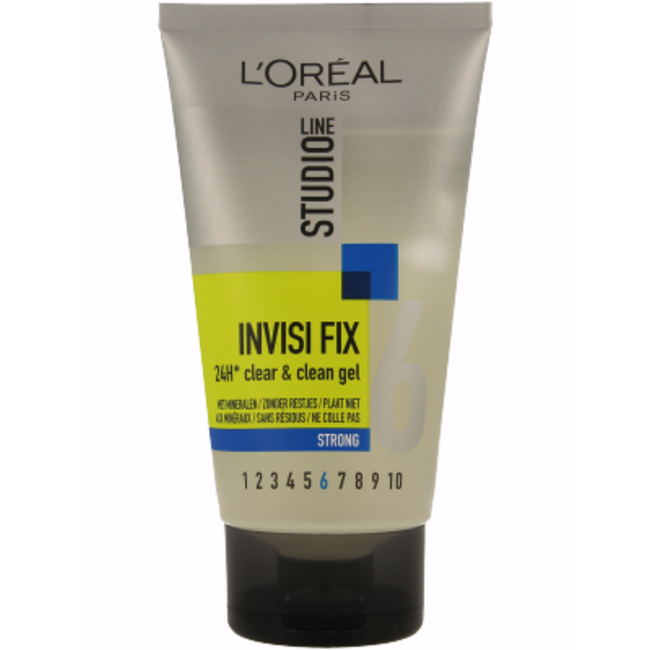 Studio line invisible fix gel strong 150 mililitros