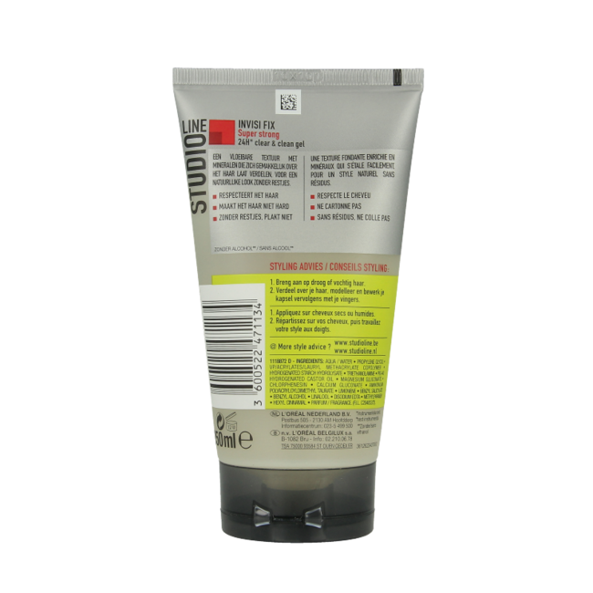 Studio Line Gel Fissaggio Invisibile Super Forte 150 Millilitri