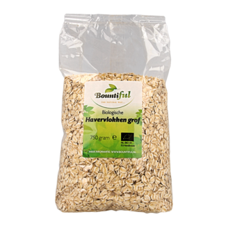 Bountiful Bountiful Copos de avena gruesos ecológicos 750 Gramos