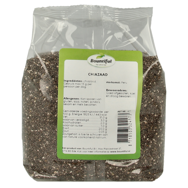 Bountiful Chia Seeds 500 Grams