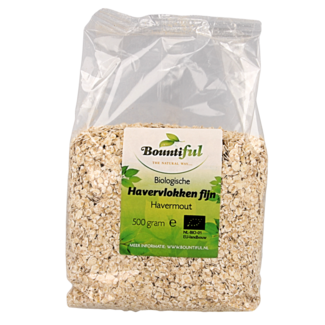 Bountiful Copos de avena finos bio 500 gramos