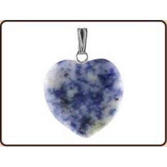 Ruben Robijn Ruben Robijn Heart pendant 20mm sodalite 1 Piece