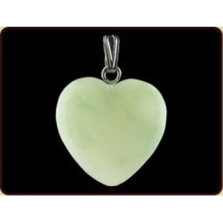 Ruben Robijn Ruben Robijn Jade Heart Pendant 20mm 1 Piece