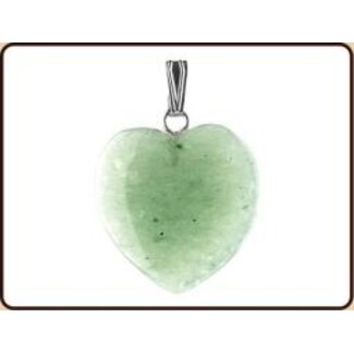 Ruben Robijn Ruben Robijn Aventurine Heart Pendant 20mm 1 Piece