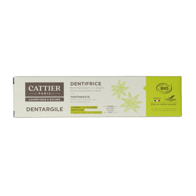 Cattier Dentifrice à l'anis 75 ml