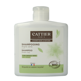 Cattier Cattier Shampoo fettiges Haar grüne Tonerde 250 Milliliter