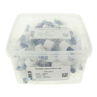 Spruyt Hillen Spruyt Hillen Dropper bottle with pipette & tamper-evident closure 10-30, 100 pieces