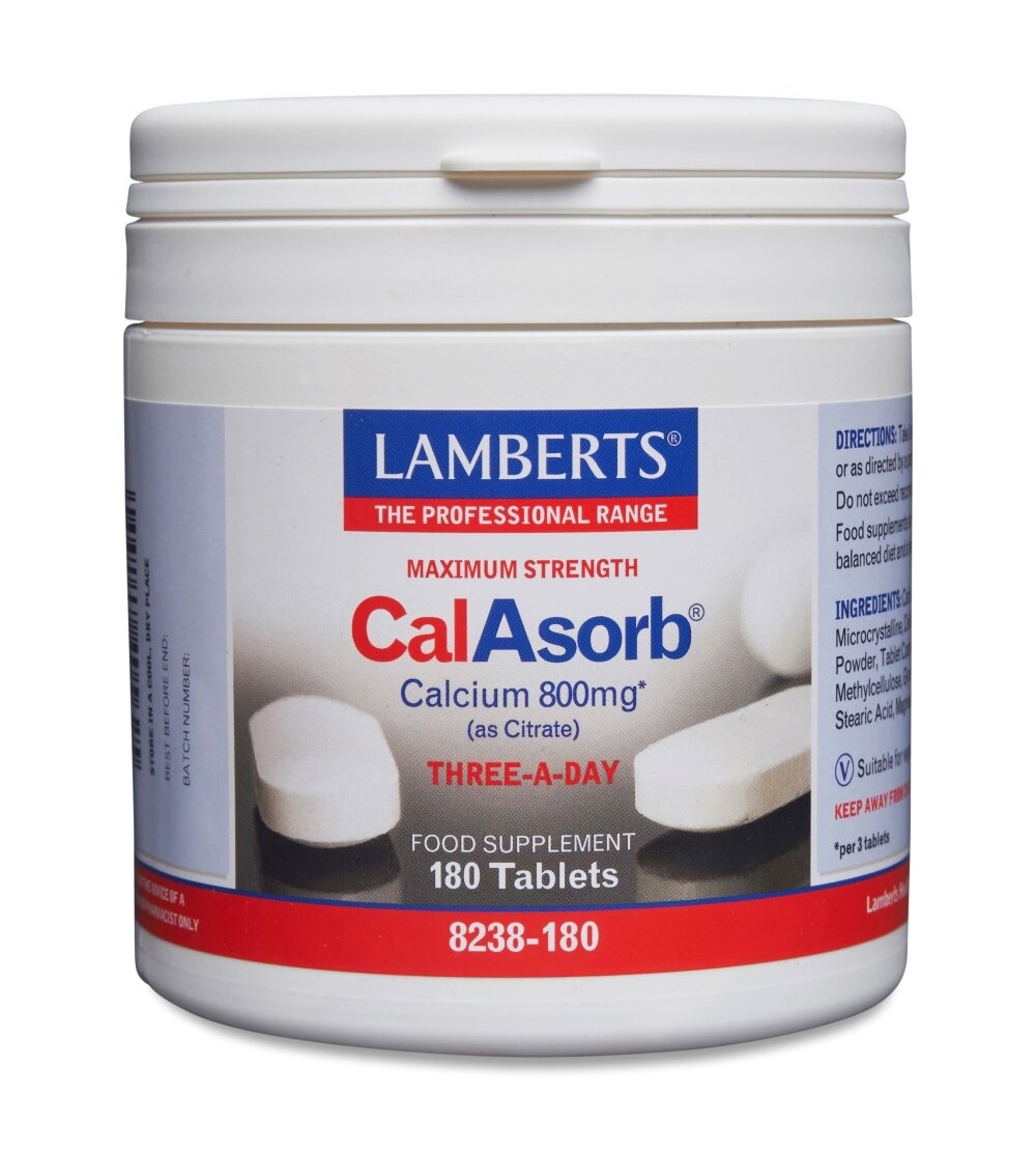 Lamberts CalAsorb Calcio Citrato & Vitamina D3 - Ossa Forti