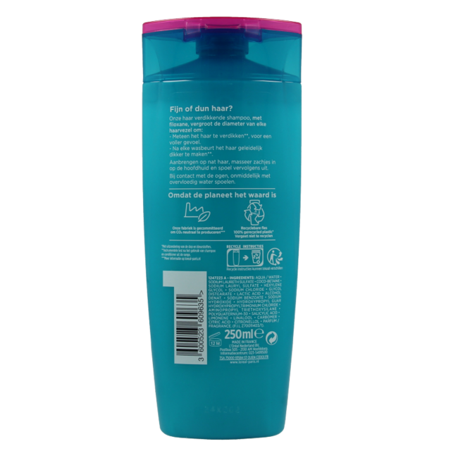 Champú Elvive Full Fiber para cabello fino 250 mililitros