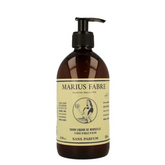 Marius Fabre Sapone di Marsiglia Naturale Marius Fabre senza Profumo con Dosatore 500 Millilitri