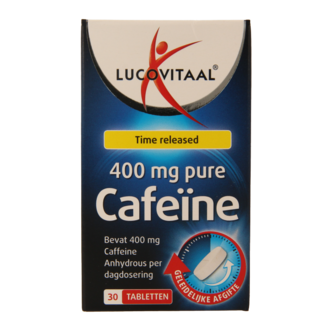 Lucovitaal Lucovitaal Pure cafeine 30 Comprimidos