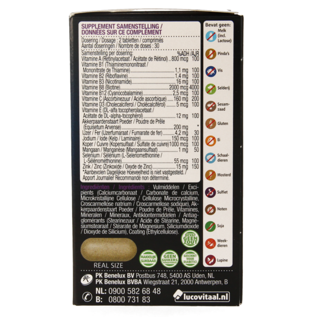 Haut Haar Nägel mit Biotin 60 Tabletten