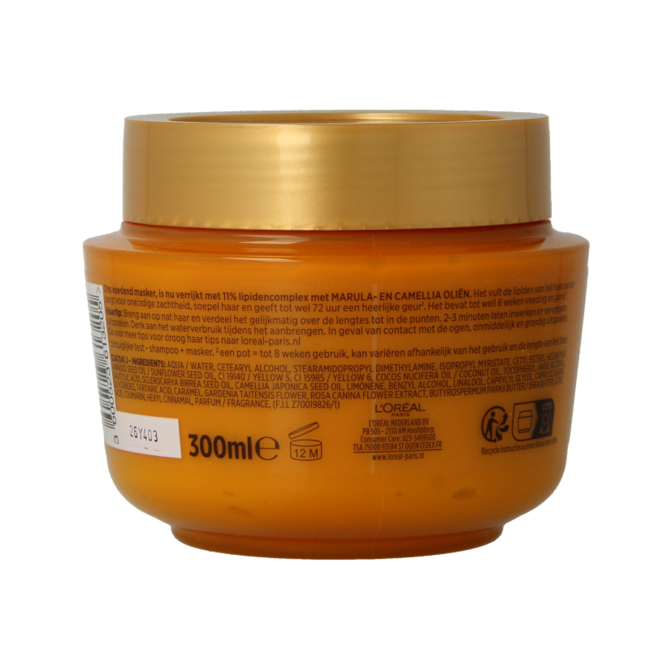 Mascarilla capilar Elvive Aceite Extraordinario 300 ml