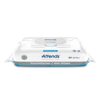 Attends Attends Care Wet Wipes 80 Pack