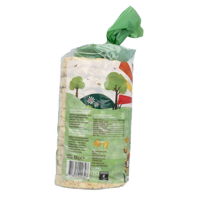 Tortita de garbanzos bio 100 Gramos