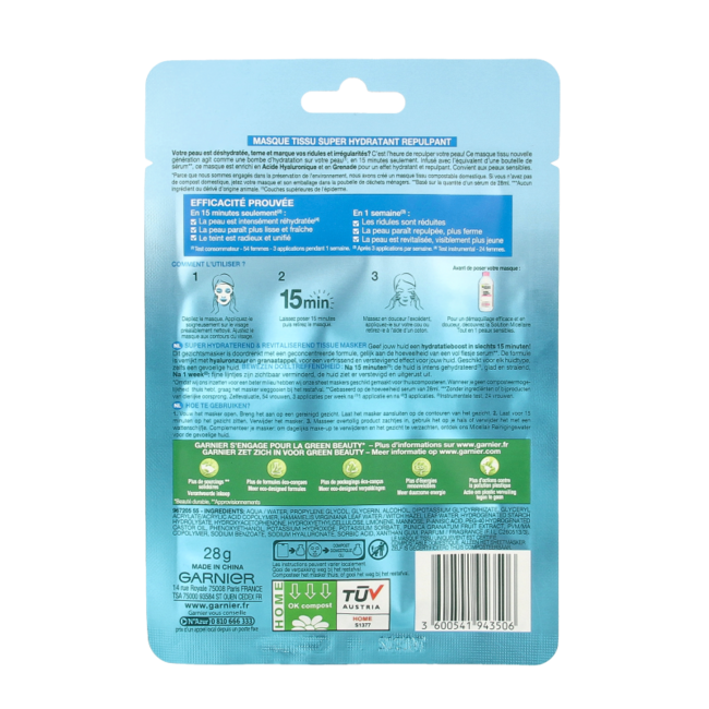 Maseczka Garnier SkinActive Hydra Bomb 28 g