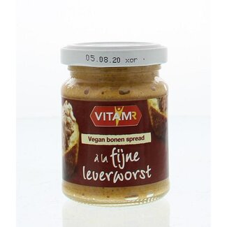 Vitam Vitam Crema de alubias a la fina salchicha de hígado vegana bio 110 Gramos