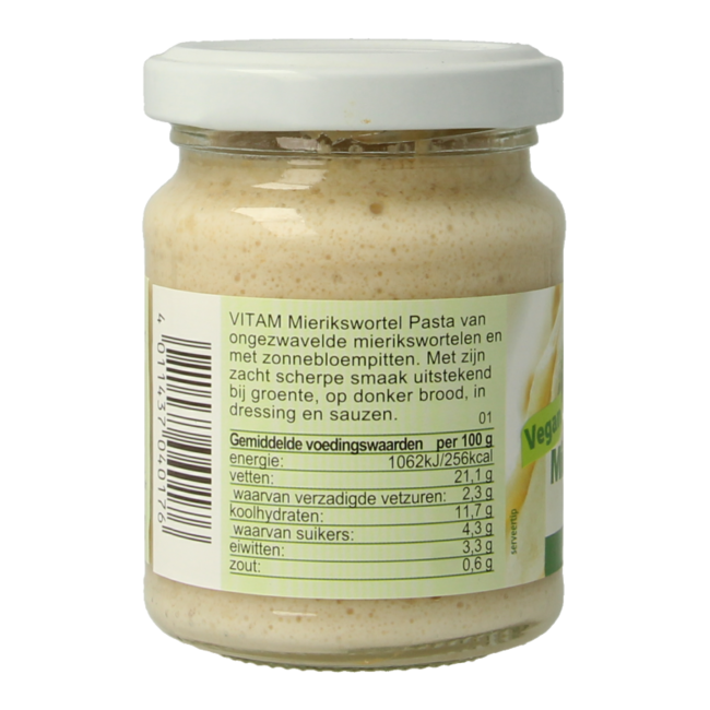 Pasta de rábano picante bio 115 gramos