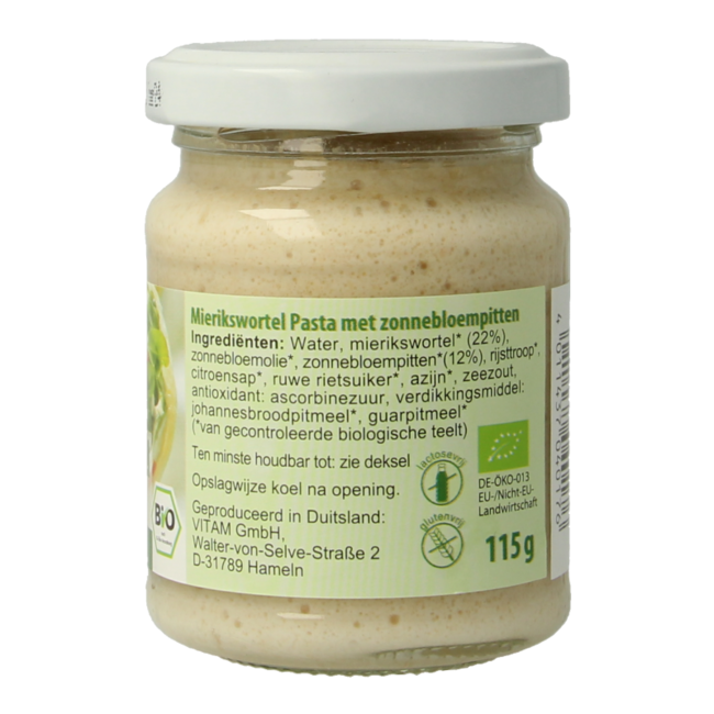 Pasta de rábano picante bio 115 gramos