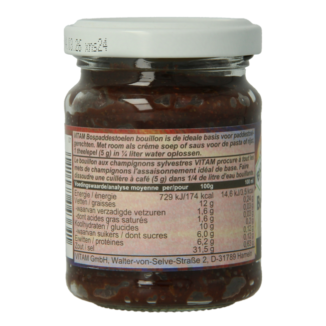 Vitam Caldo de setas silvestres bio 150 Gramos