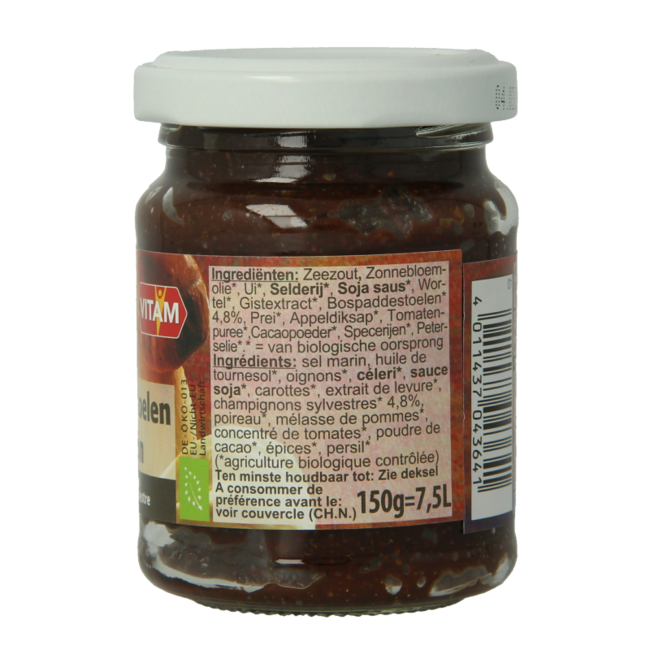 Vitam Caldo de setas silvestres bio 150 Gramos