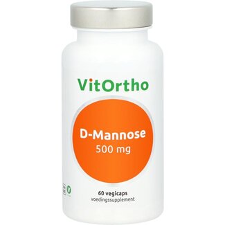 VitOrtho VitOrtho D-Mannosa 500mg 60 Cápsulas vegetarianas