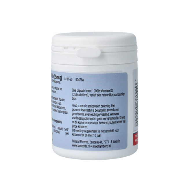 Vitamin D3 1000IU 25mcg Vegan 90 Capsules