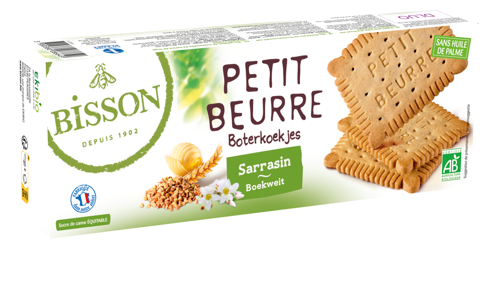 Bisson Biscuitjes boekweit bio 150 Gram