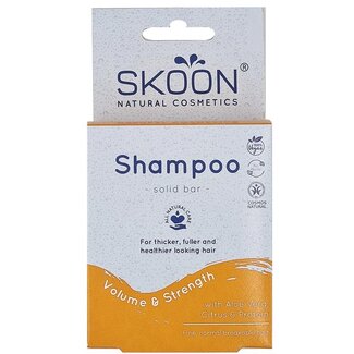Skoon Champú sólido volumen y fuerza 90 gramos