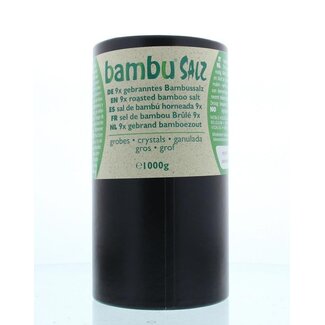 Bambu Salz Bambu Salz Bambusalz sehr grob 9x gebrannt 1 Kilogramm