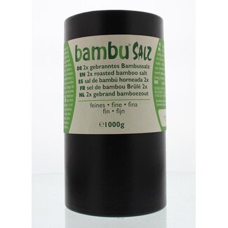 Bambu Salz Bambu Salz Bamboezout fijn 2x gebrand 1 Kilogram