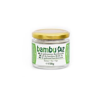 Aman Prana Aman Prana Sal de bambú fina 2x tostada 150 gramos