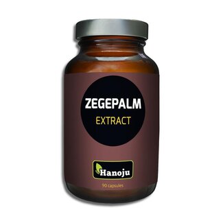 Hanoju Saw palmetto extracto de palma enana americana 450mg 90 Cápsulas