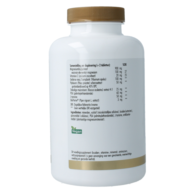 Golden Naturals Magnesio y corteza de viburno 180,00 Comprimidos