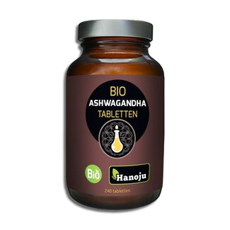 Hanoju Hanoju Ashwagandha bio 500 mg 240 comprimés