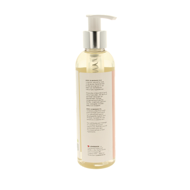 Olio corpo e massaggio Loverock Love to Relax per bambini e famiglia 200 Millilitri