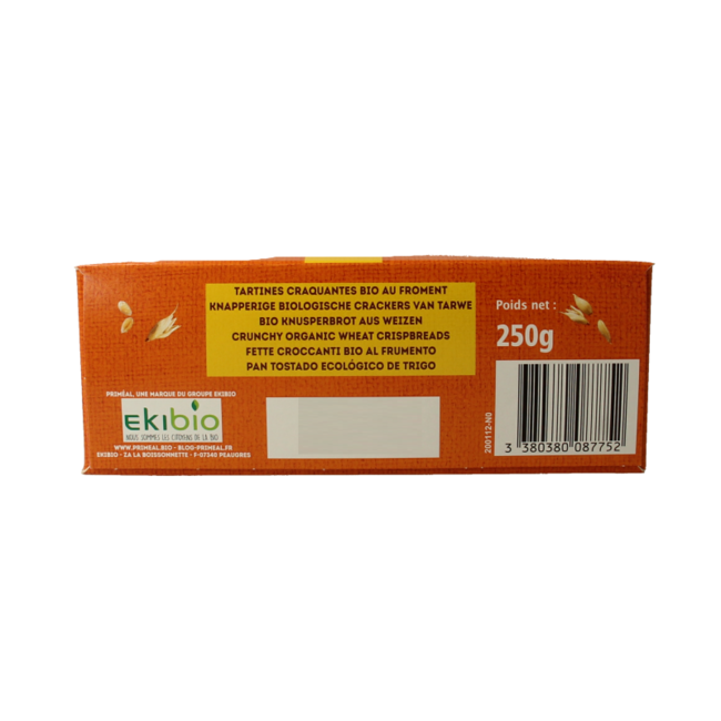 Primeal Crackers de trigo bio 250 gramos