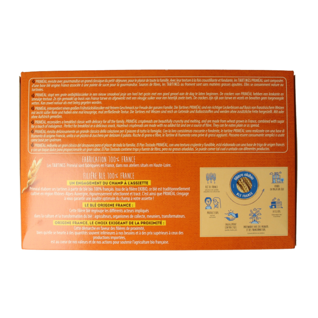 Primeal Crackers de trigo bio 250 gramos