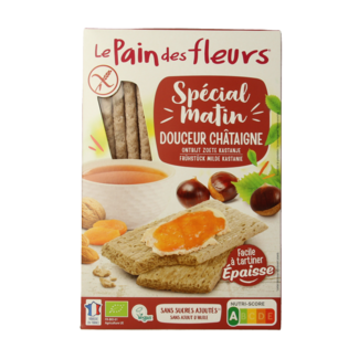 Pain Des Fleurs Special matin crackers de desayuno de castaña bio 230 gramos