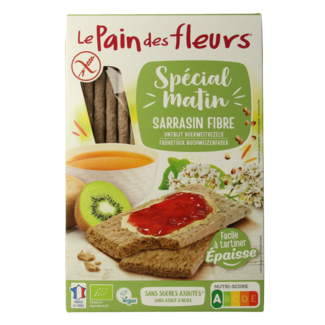 Pain Des Fleurs Tartines craquantes au sarrasin bio Spécial Matin 230 g