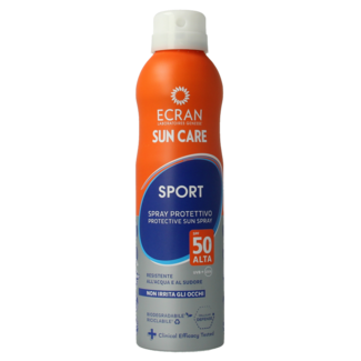 Ecran Ecran Spray lait solaire invisible sport SPF50 250 ml