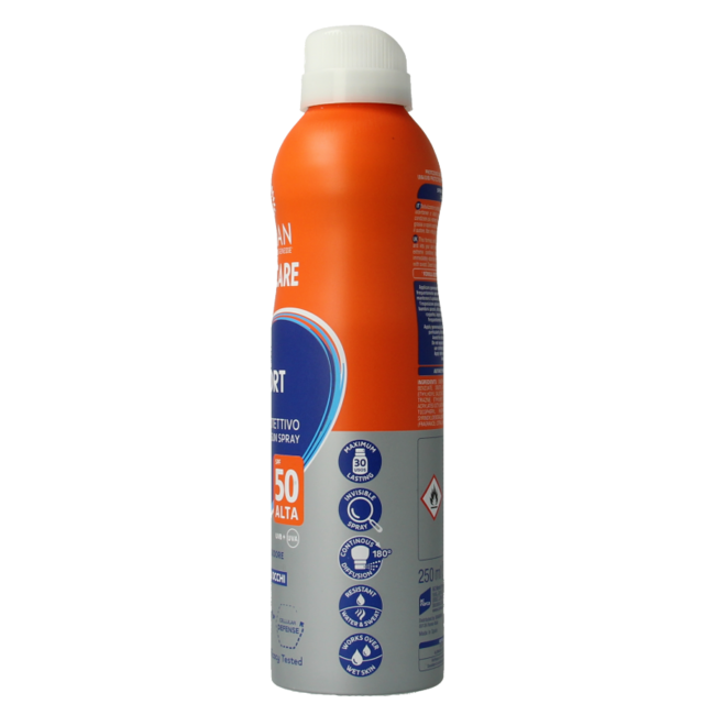 Ecran Sun leche en spray invisible sport FPS50 250 mililitros