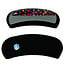 Lima de uñas de cristal decorada semicircular GFR 60-9 1 unidad