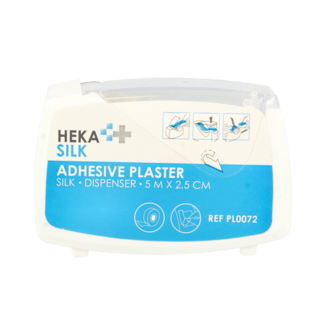 Hekapor Dispensador Hekapor Seda 5m x 2.5cm, 1 Unidad