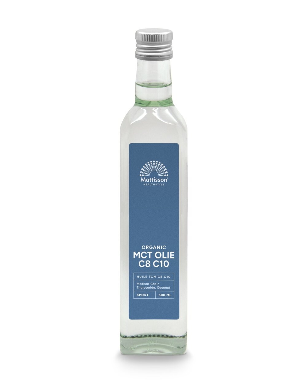 Mattisson Olio MCT Biologico 500ml - Energia e Concentrazione