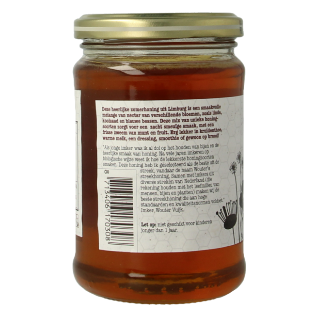 Traay Wouters miel regional de Limburgo 350 gramos