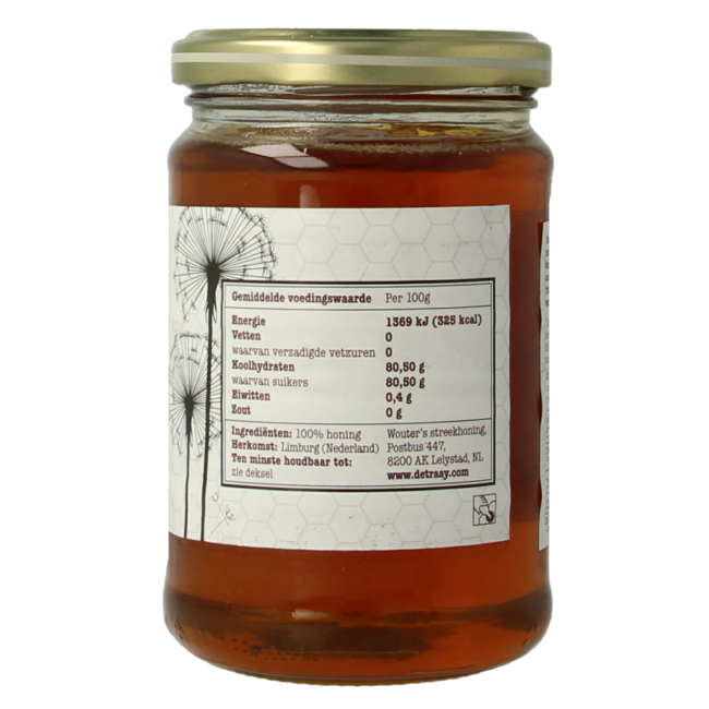 Traay Wouters miel regional de Limburgo 350 gramos